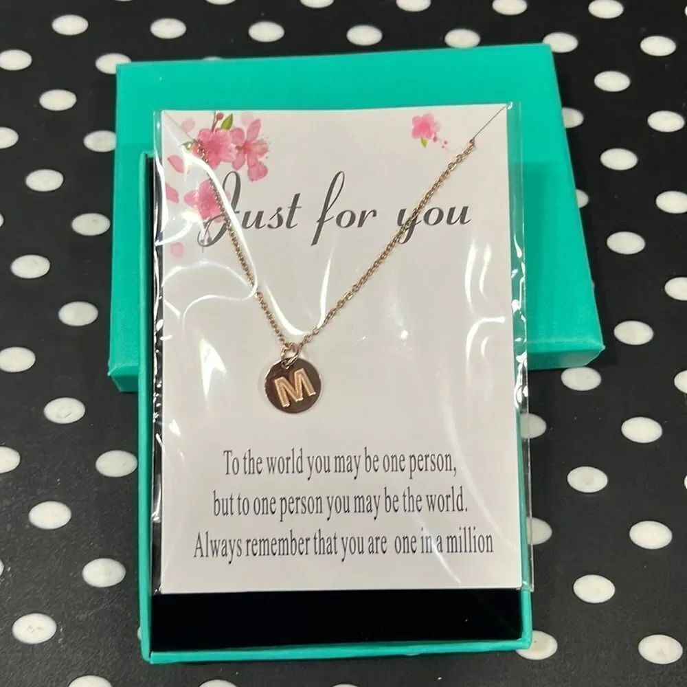 Beautiful Letter M Necklace